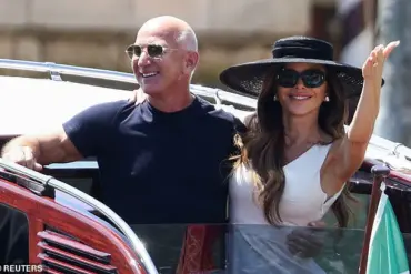 Jeff and Lauren Bezos Depart Venice After Lavish $46M Wedding Festivities, Dubbed 'Wedding of the Century'