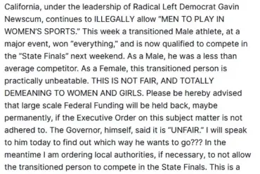 Trump Administration Launches Sweeping Legal Challenge to Block Transgender Boys in Girls' Sports, Sparking National Debate