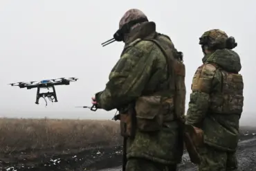 Urgent: Russian Drone Conducts Precision Strike, Destroying Ukrainian Vessel in Kherson's Dnieper Delta