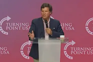 Breaking: Tucker Carlson Unveils Controversial Epstein Conspiracy Theory at Turning Point USA Summit Friday