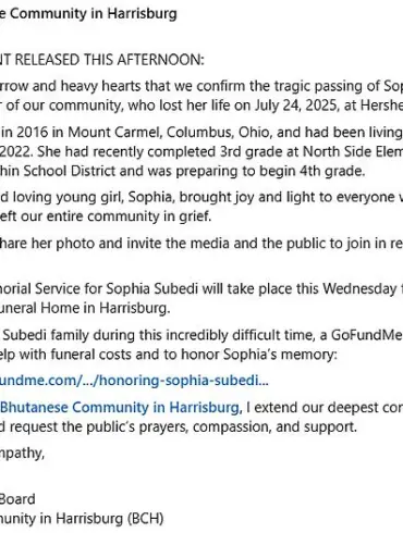 Coroner Rules Accidental Drowning for 9-Year-Old Sophia Subedi; Witnesses Describe Crowded Conditions at Hersheypark