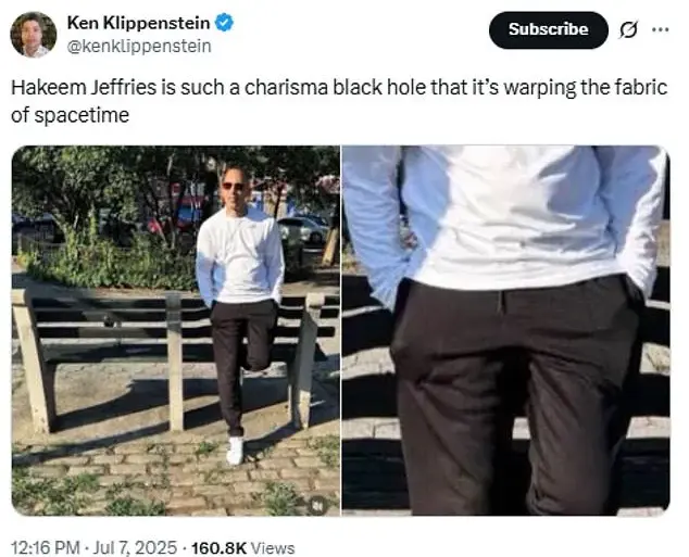 Hakeem Jeffries Accused of Photoshopping Instagram Post, Sparking Online Mockery and Authenticity Questions