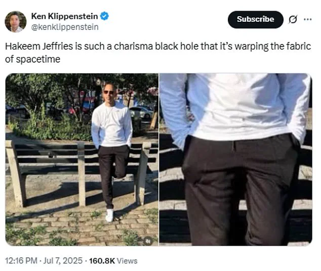Hakeem Jeffries Accused of Photoshopping Instagram Post, Sparking Online Mockery and Authenticity Questions