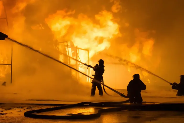 Historic WWII RAF Base in Nottinghamshire Engulfs in Fire