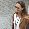 Pippa Middleton's Sleek Bob at British GP: A Stylish Departure from Her Signature Look, Echoing Her Mother's Style