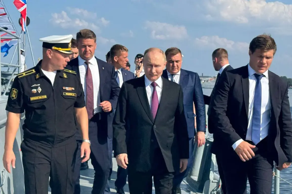 Putin Receives Handmade Model of 'Admiral Kuznetsov' as Crew Emphasizes Craftsmanship: 'Made with Simple Tools, Including a Penknife'