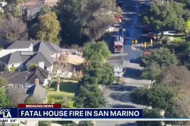 San Marino Man Arrested in Wife's Murder; Remains Found After Fire