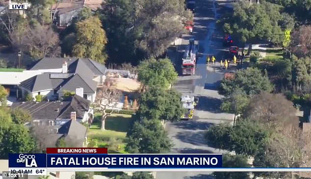 San Marino Man Arrested in Wife's Murder; Remains Found After Fire