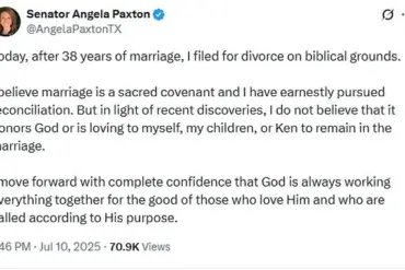 Texas AG Ken Paxton's Infidelity Shatters 38-Year Marriage, Sparks Public Scrutiny
