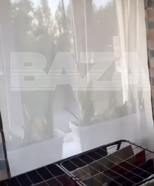 Ukrainian Drone Explosion Captured in Video Released by Baza Telegram Channel Near Azov, Rostov Oblast