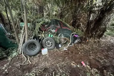 Authorities Release Photos of Remote Campsite Where Tom Phillips' Children Were Found Hours After Fugitive's Death