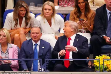 Trump’s Surprise Appearance at U.S. Open Sparks Viral Outcry and Security Alert